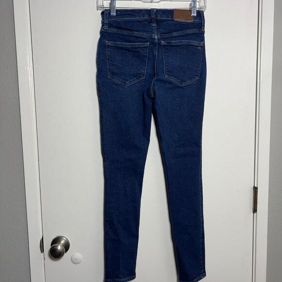 Madewell 9" Mid-Rise Skinny Jeans Denim Pants Women's Size 25 - Picture 2 of 5